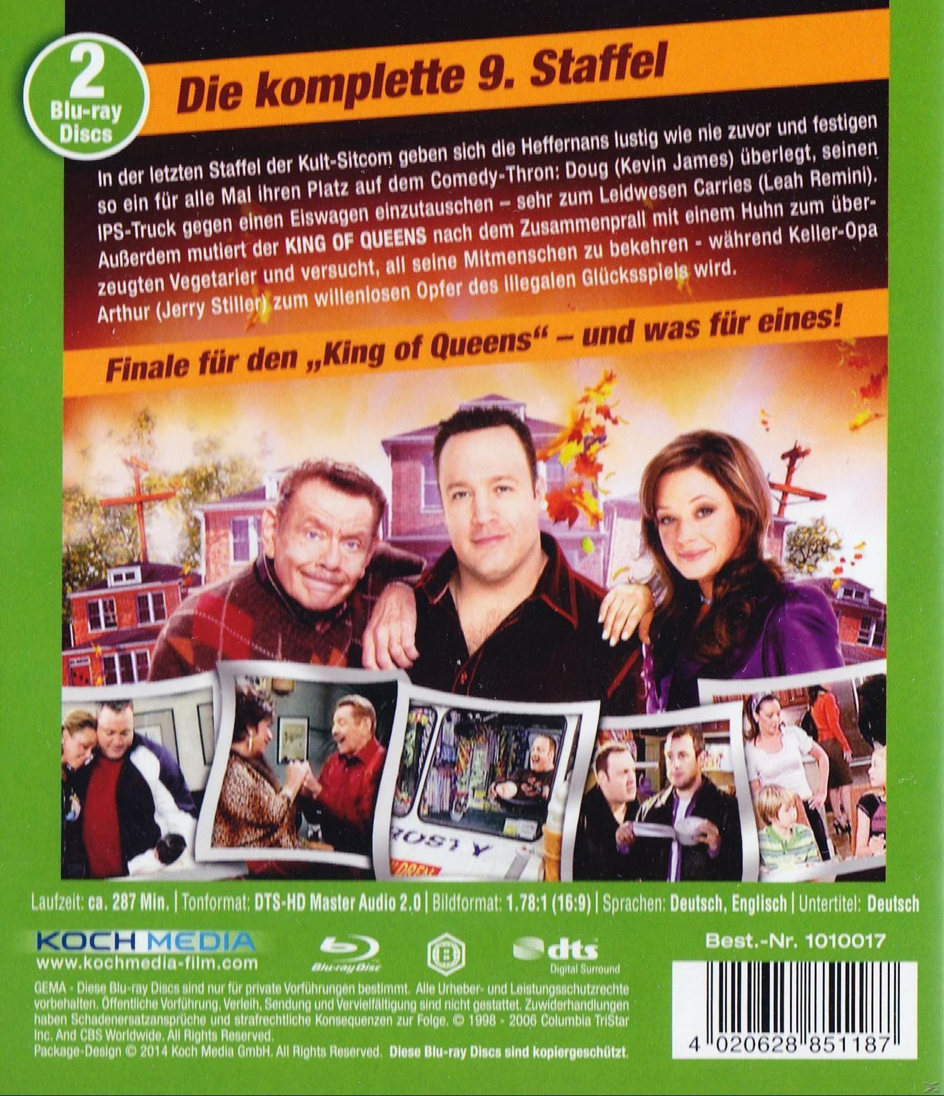 La 9ème saison complète de King of Queens avec les acteurs principaux Doug, Carrie et Arthur.