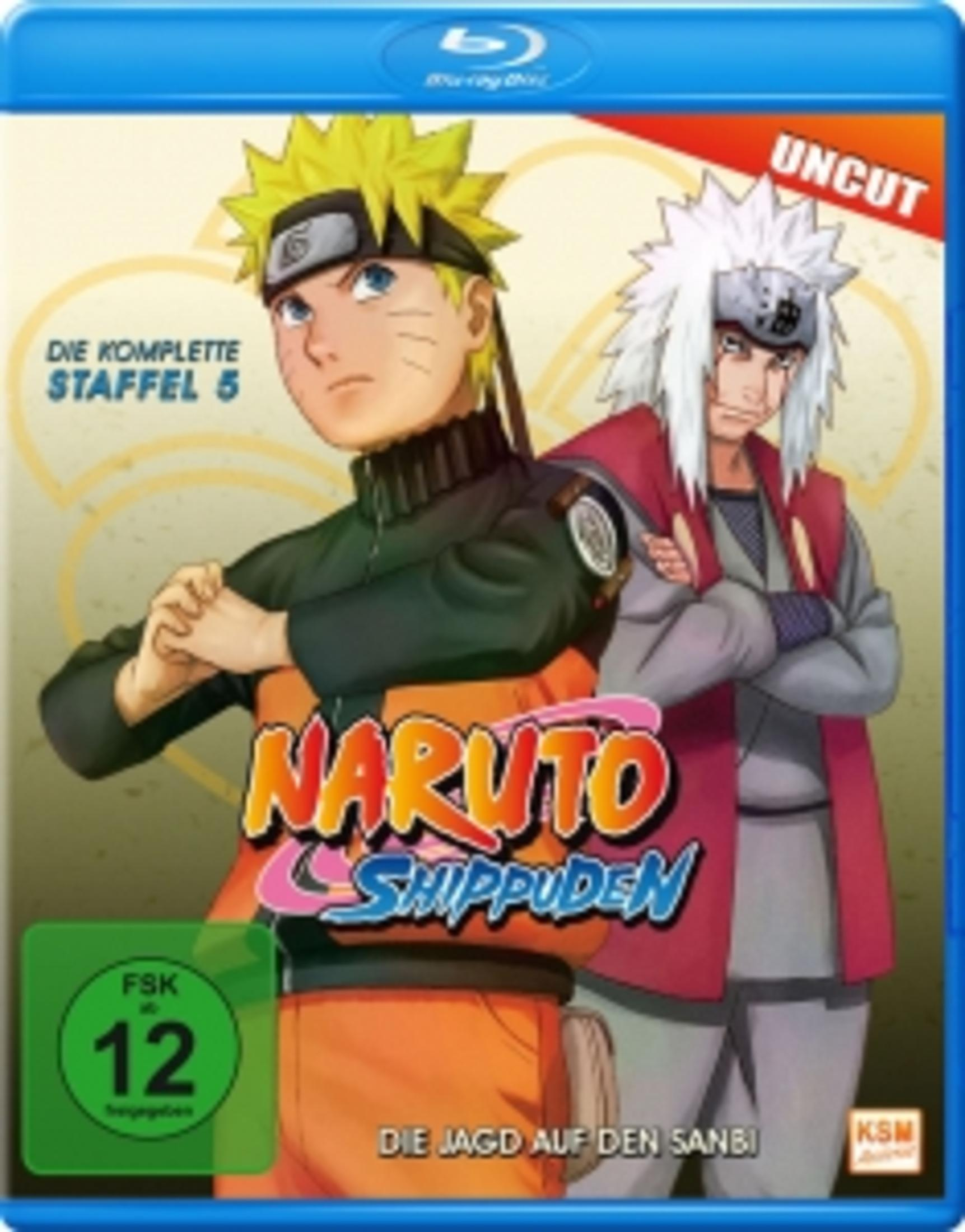 Naruto Shippuden - Die Jagd auf den Sanbi - Staffel 05: Folge 309-332  (Blu-ray) Blu-ray