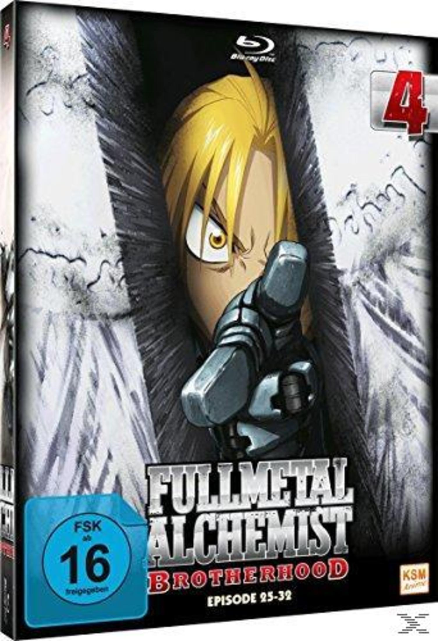 Boîtier Blu-ray Fullmetal Alchemist Brotherhood avec le personnage d'anime Edward Elric.