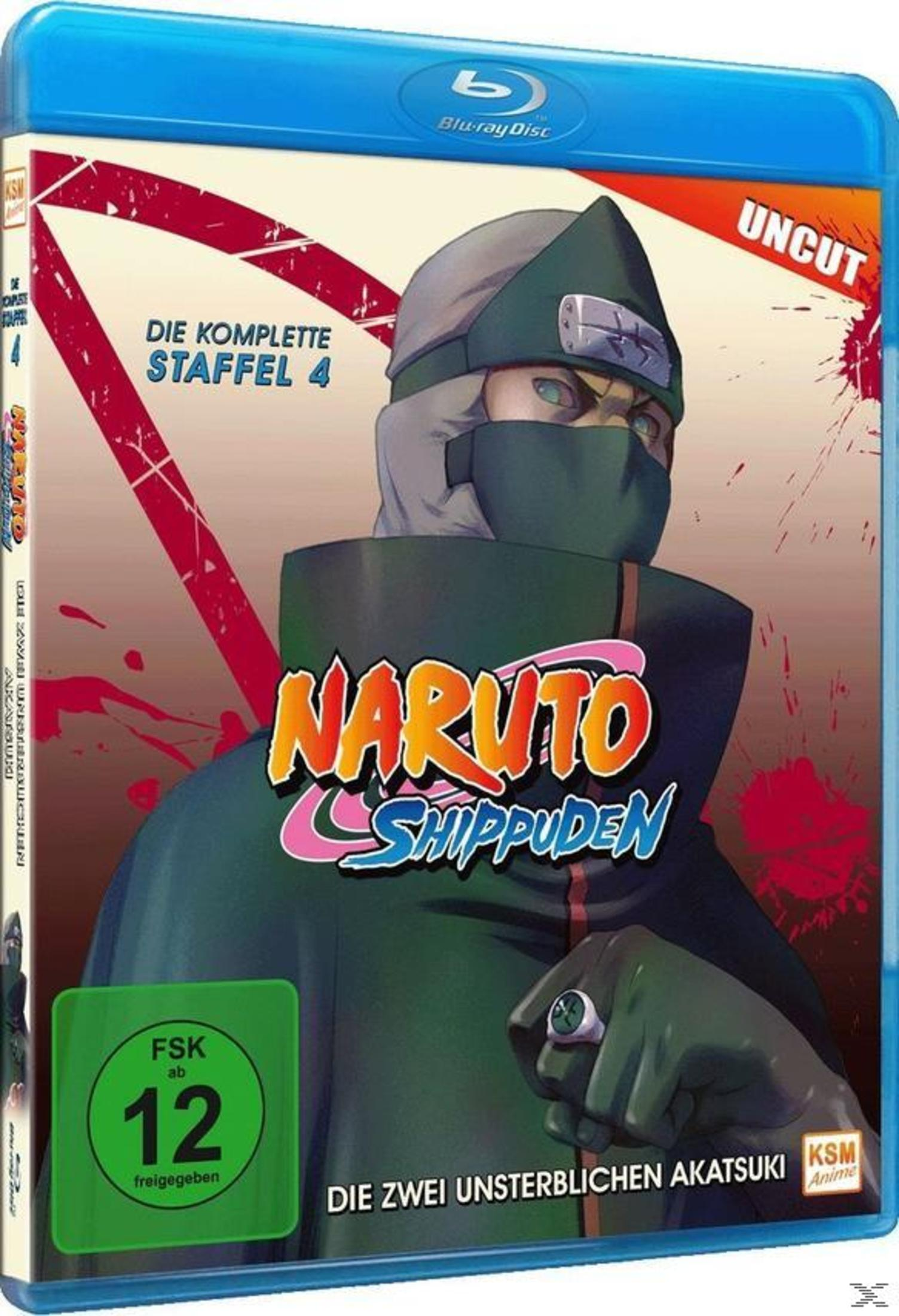 Naruto Shippuden Saison 4 Blu-ray : Non censuré avec figure Akatsuki et sceau FSK 12.