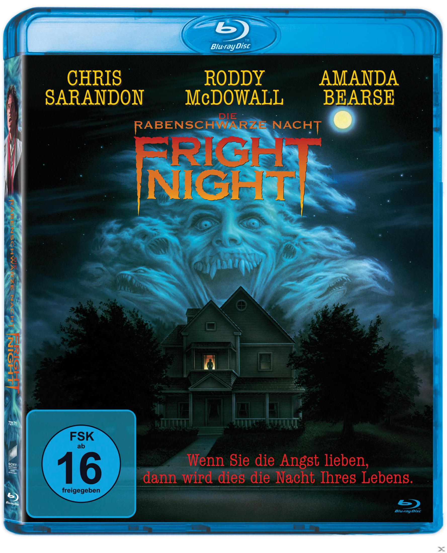 Blu-ray d'horreur : Maison, lune, visage de vampire, noms des acteurs.