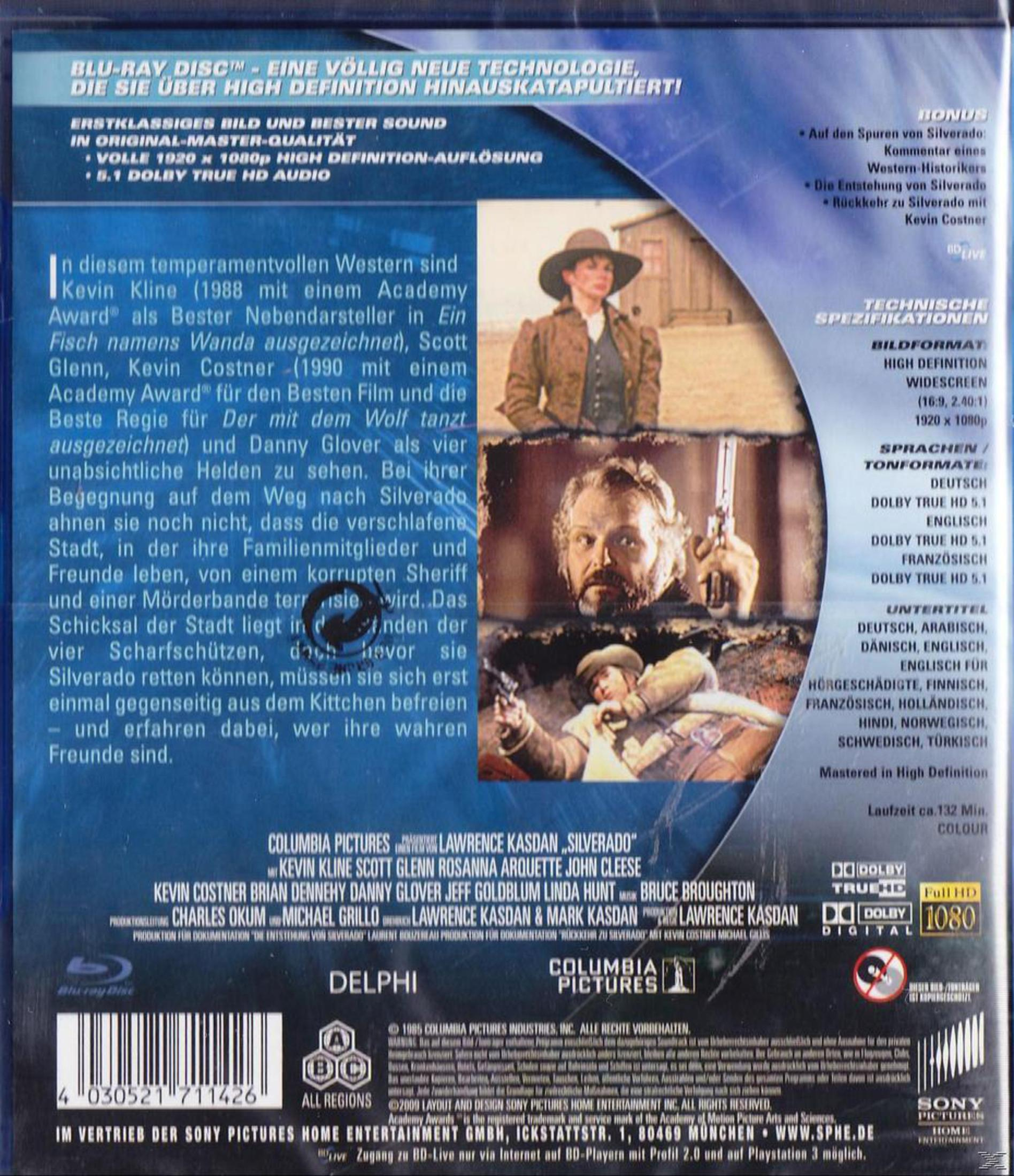 Boîtier Blu-ray avec jaquette : scène western avec femme, homme et texte.