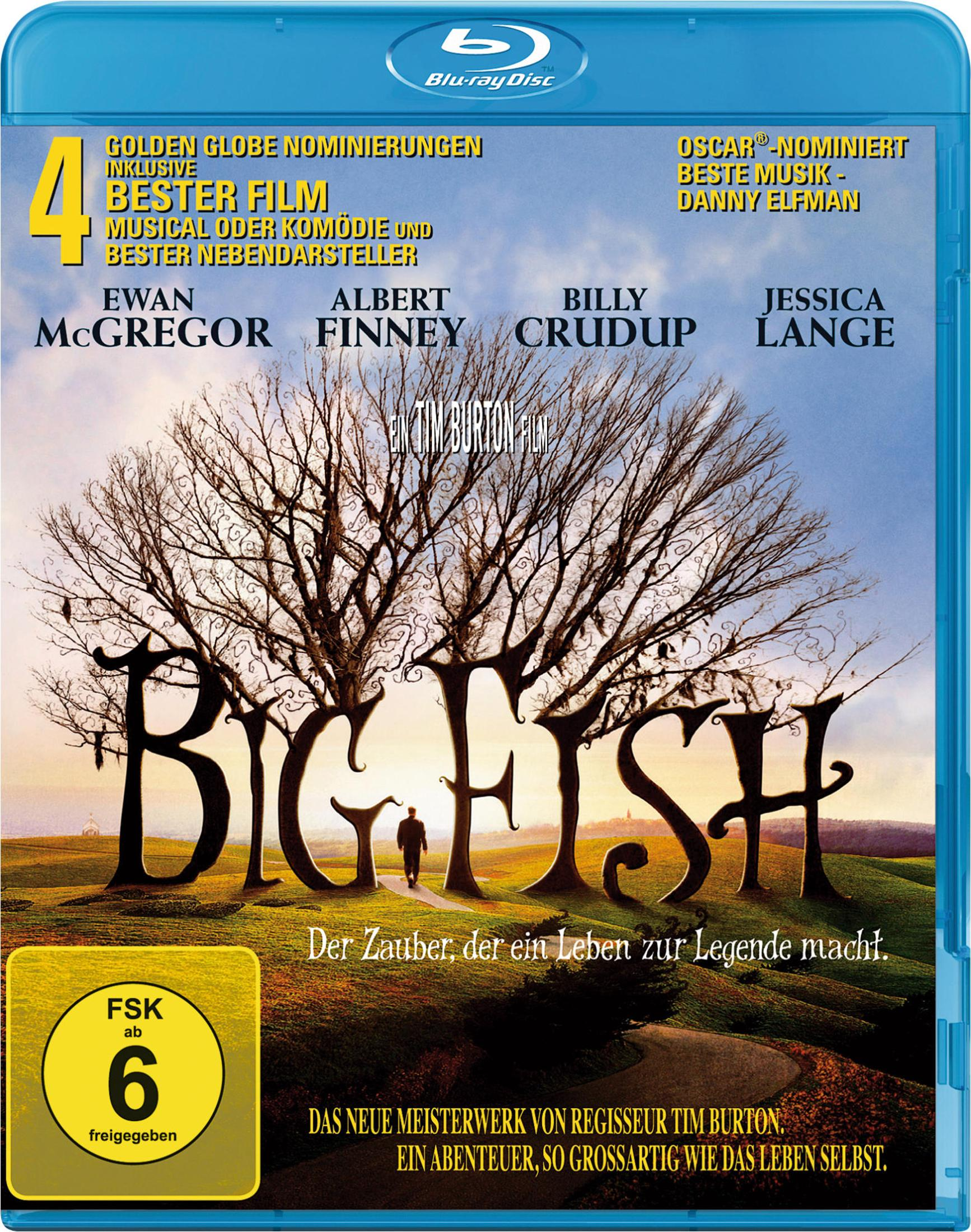 Cover des Films Big Fish mit einem Baum und dem Filmtitel.