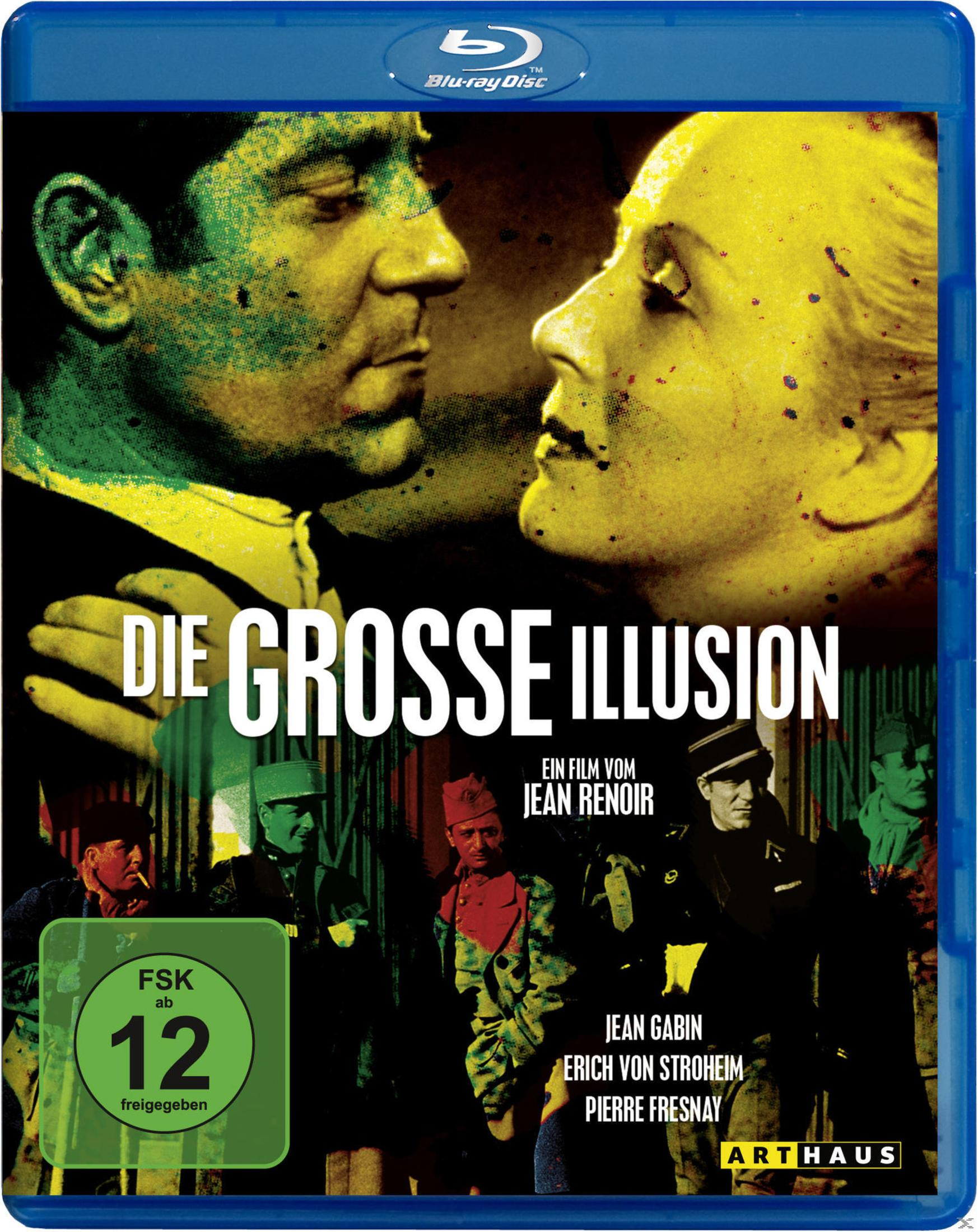 Affiche du film "La Grande Illusion" avec Jean Gabin et d'autres acteurs.