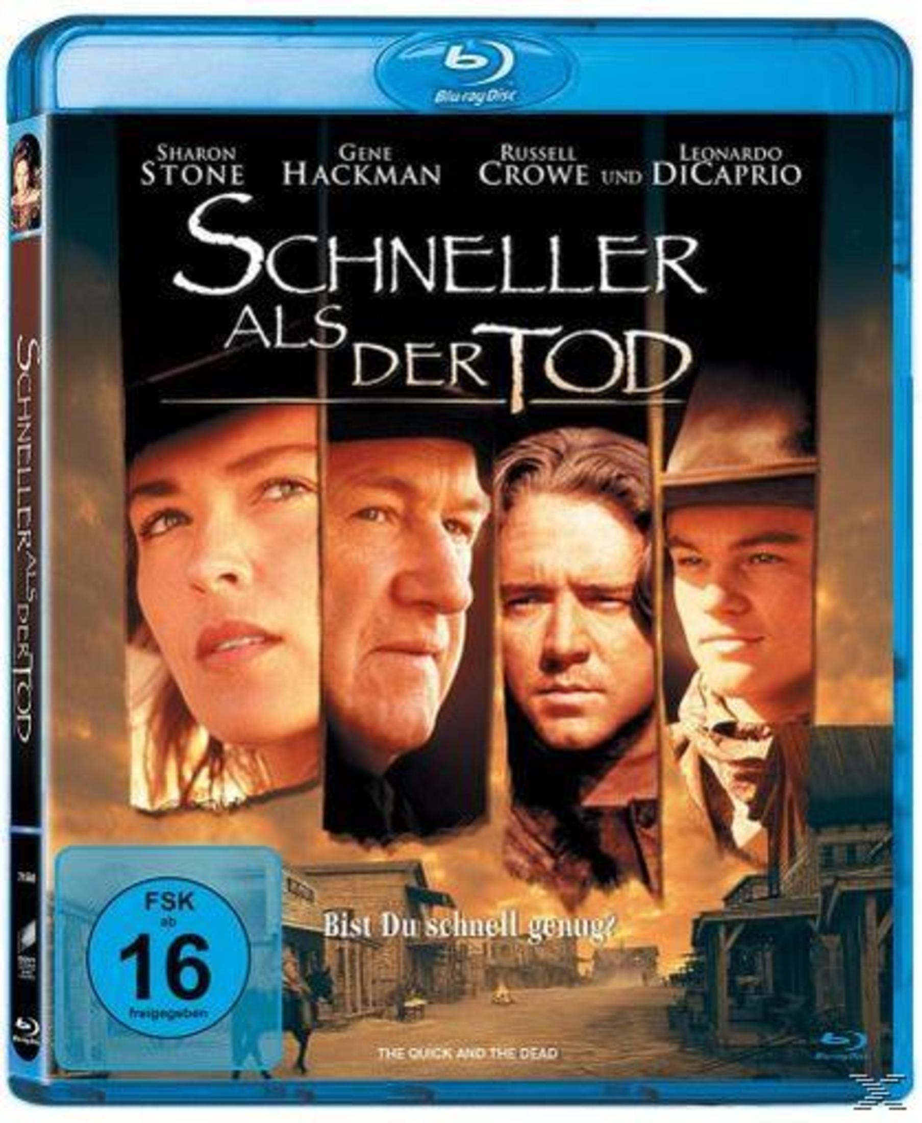 Couverture Blu-ray : "Mort ou vif" avec Sharon Stone, Gene Hackman, Russell Crowe.