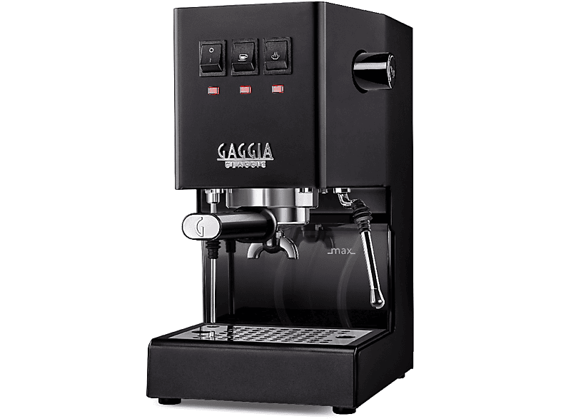 GAGGIA RI9481/14 CLASSIC E24 OP/Messingboiler Siebträgermaschine Schwarz