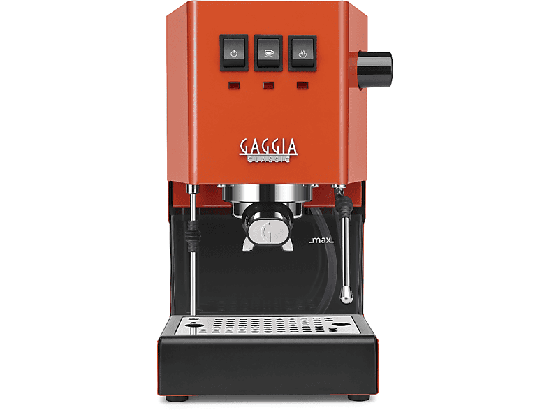 GAGGIA Classic Evo RI9481/19 Siebträgermaschine orange / silber