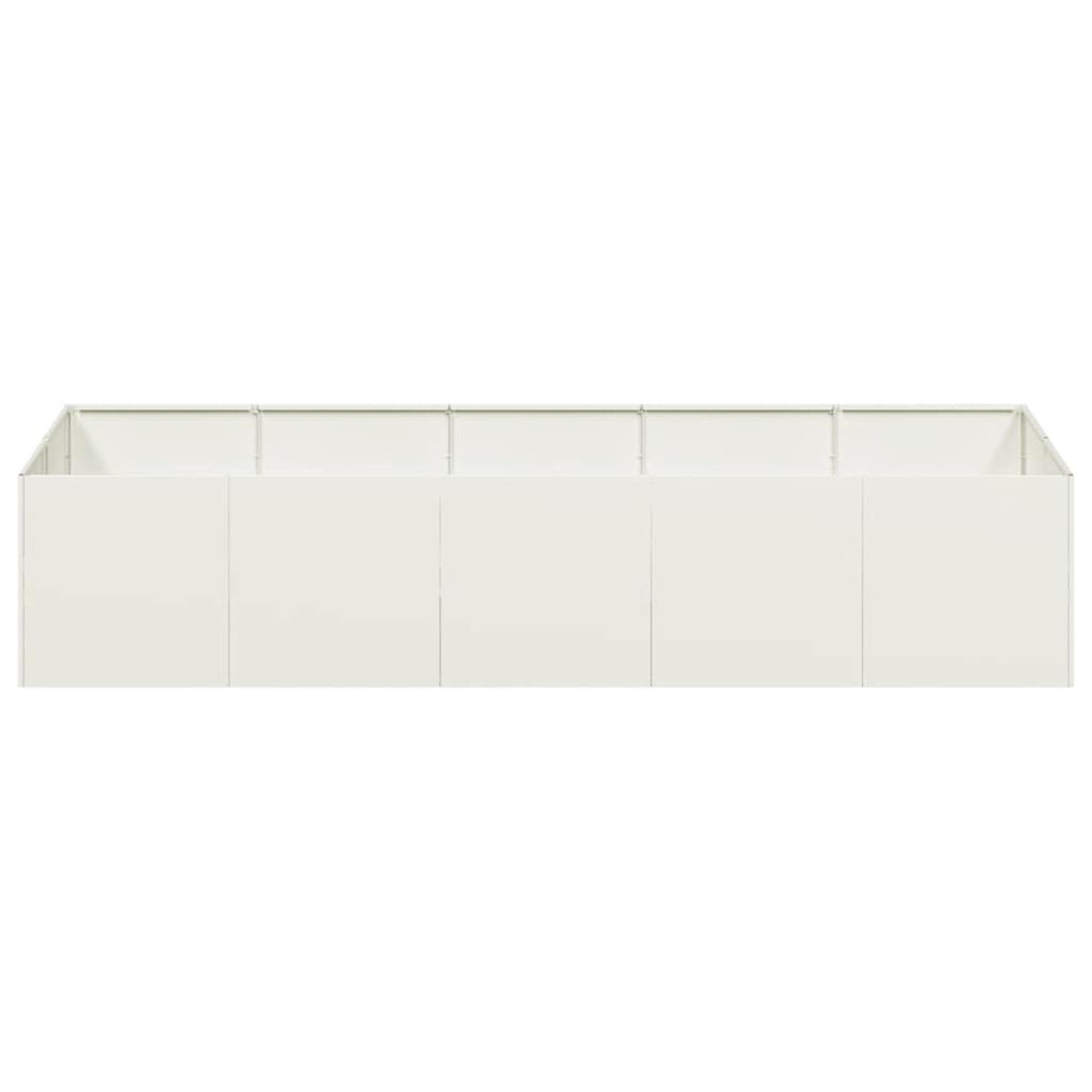 Un divisorio modulare bianco con sei pannelli collegati.
