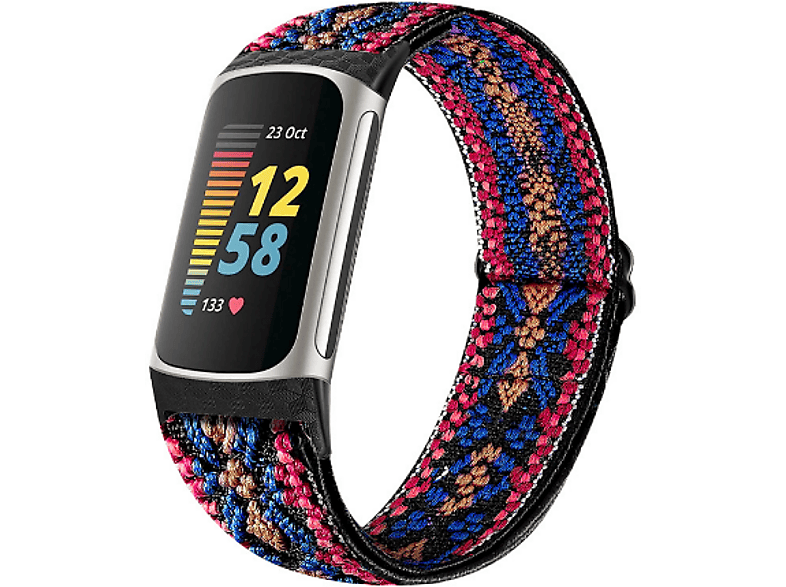 Aurrain roestvrijstalen horlogeband voor Fitbit Charge6/Fitbit Charge5, unisex vervangende band