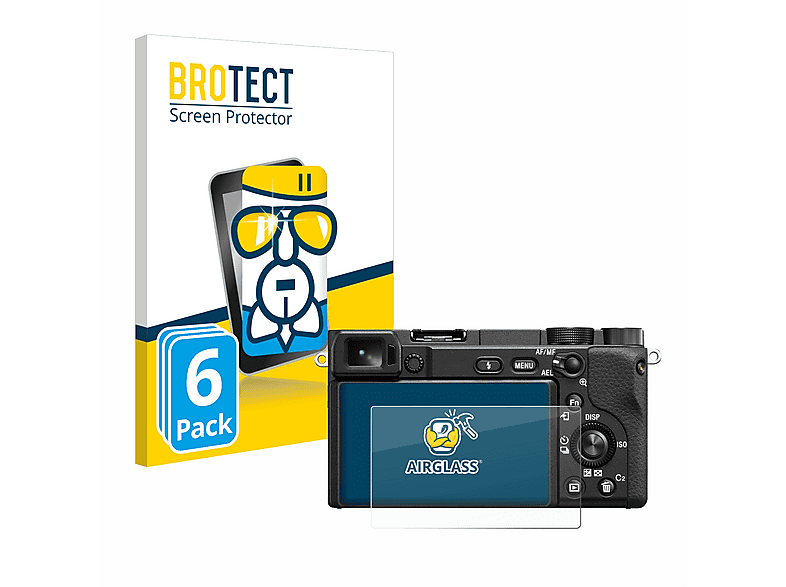 Brotect Pellicola Protettiva Per Sony Alpha 6400/6400A [2 Pezzi] – Trasparente, Anti-Impronta, Made In Germany - 3