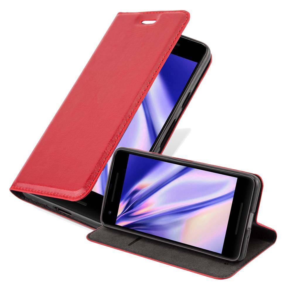 Custodia Portafoglio In Pelle Per Google Pixel 2 XL – Con Slot Carte, Supporto E Chiusura Magnetica – TPU Antiurto