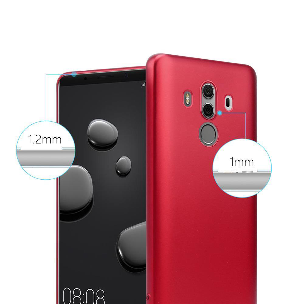 Rotes Telefon neben dem Telefonbildschirm. Zeigt die Bildschirmränder. Kreise markieren 1,2 mm und 1 mm.
