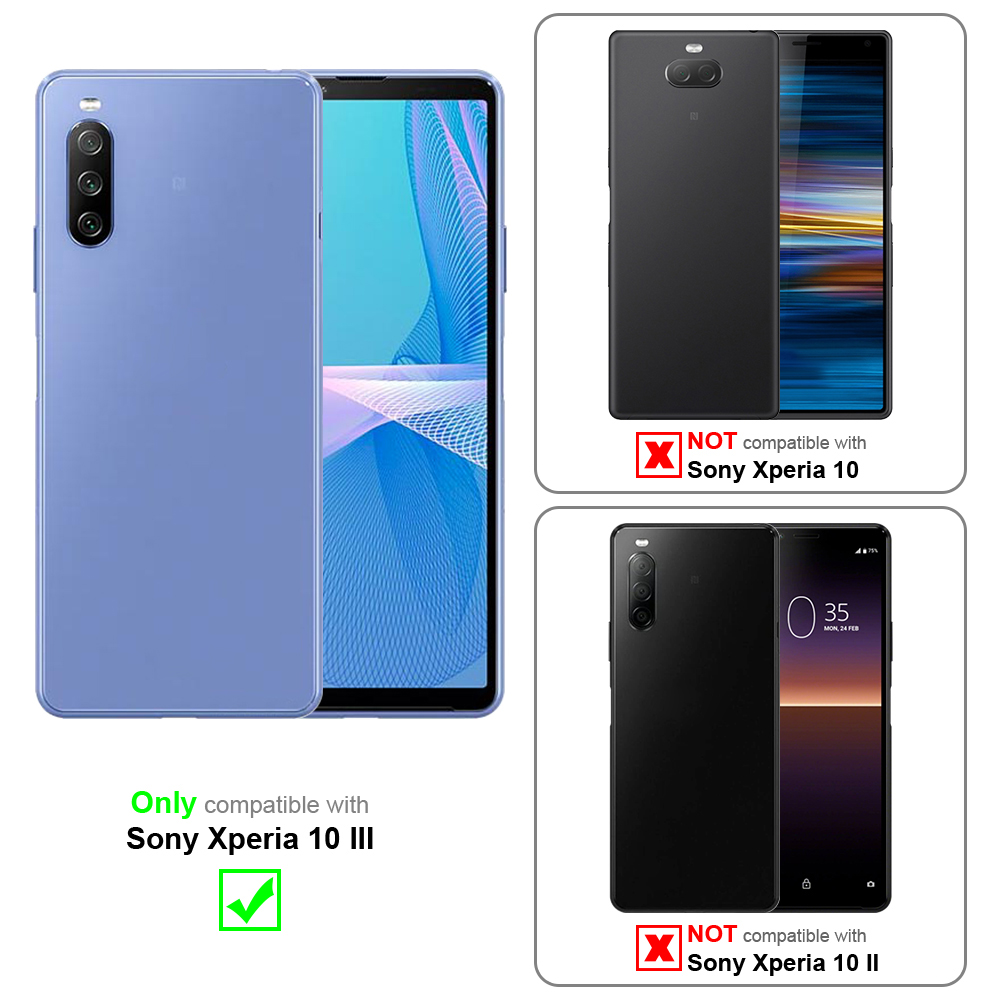 Custodia Portafoglio Per Sony Xperia L3 Con Fiori Lilla Scuro - Cadorabo - Cover Libro Con Slot Carte, Chiusura Magnetica E Funzione Stand