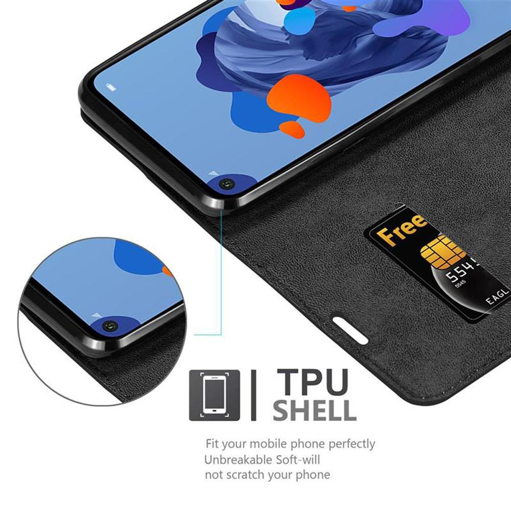 Un telefono con custodia, una carta e il testo che indica “TPU SHELL” e “Adatta perfettamente il tuo cellulare”.