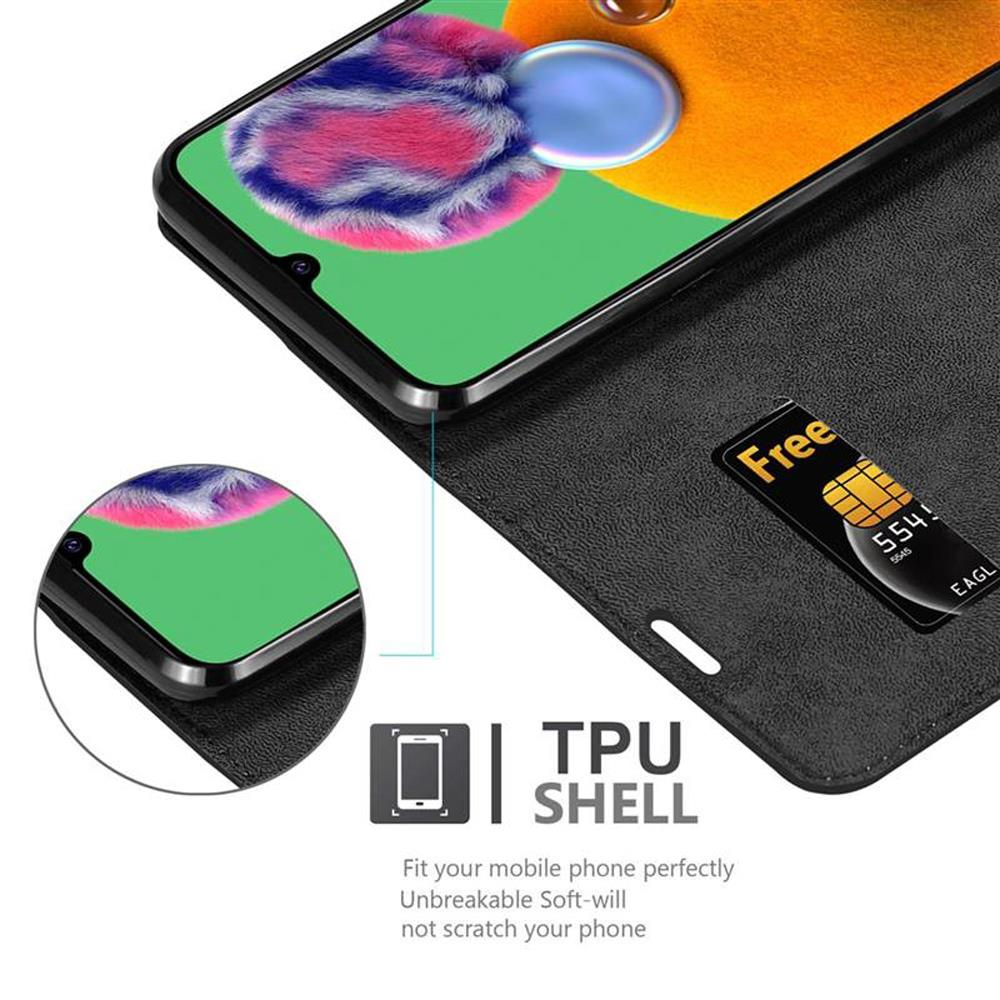 Una custodia per telefono con una carta e il testo: "TPU SHELL", con descrizioni di vestibilità.