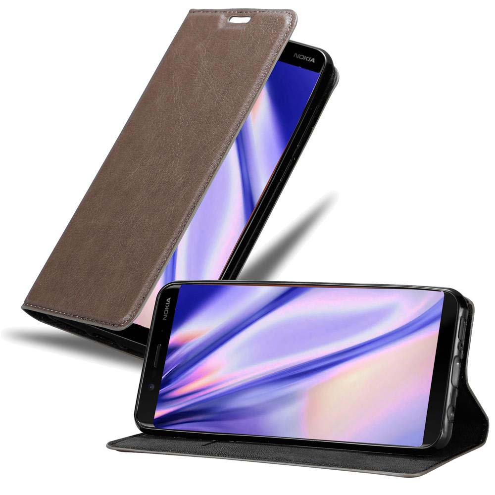 CADORABO - Custodia Compatibile Con Nokia 8 Sirocco In Rosso Metallo - Hard Case Coperchio Protettivo In Look Metallico Contro I Graffi E Gli Urti