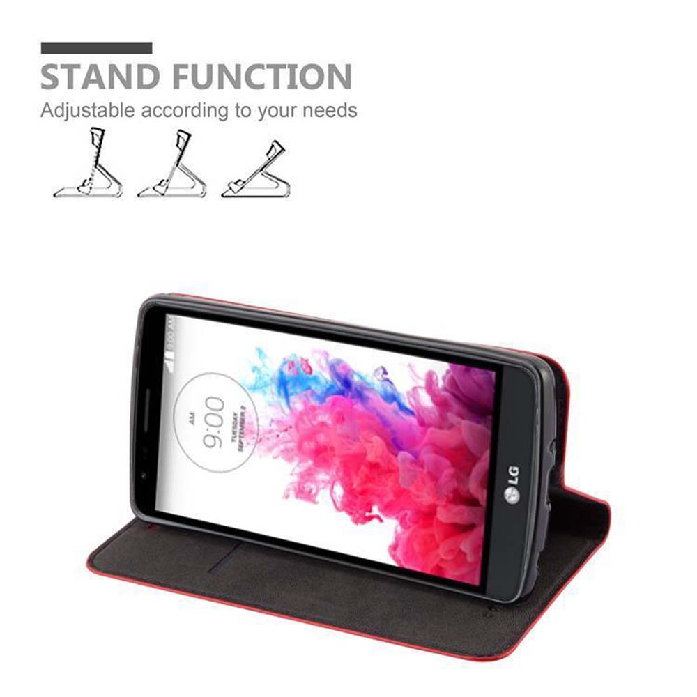Ein Telefon wird von einer Brieftaschenhülle hochgehalten.