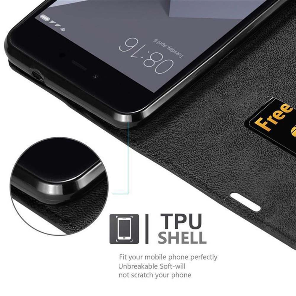 Primo piano di una custodia per telefono, con l'obiettivo della fotocamera visibile. Testo: Guscio in TPU.