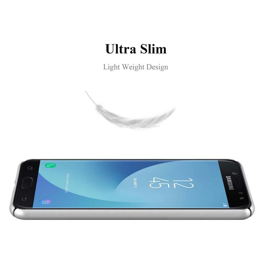 Ein Telefon auf einer weißen Oberfläche mit dem Ultra Slim- und Light Weight Design-Label.