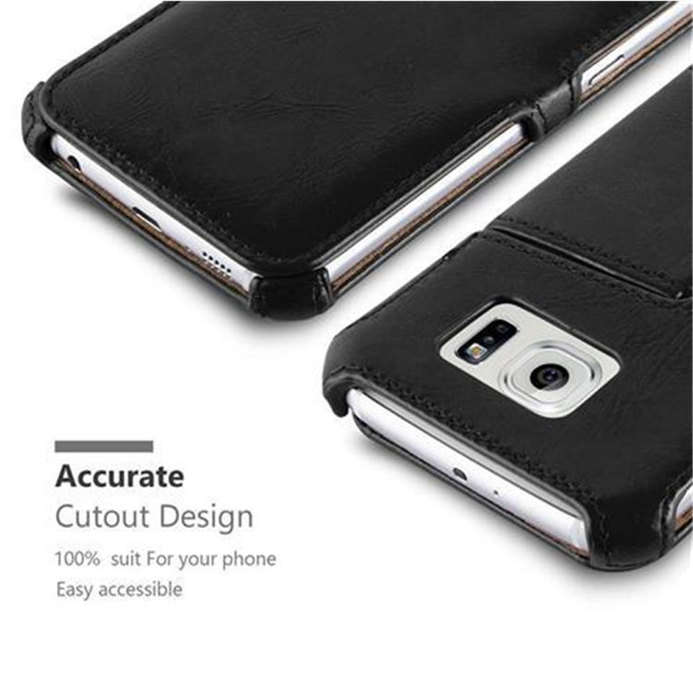 Due telefoni in custodie nere, evidenziando il design preciso e l'accessibilità.