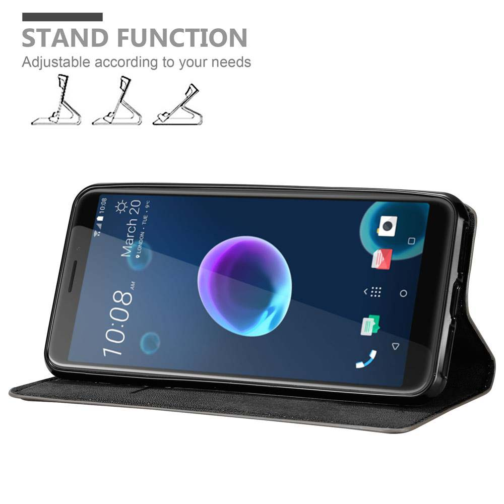 Telefon in Standposition, der Bildschirm zeigt den Startbildschirm.