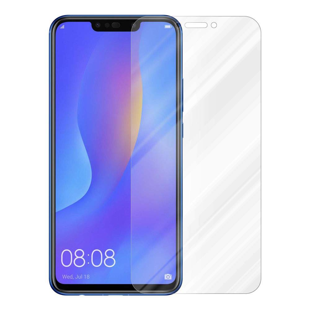 Vengono mostrati uno schermo per smartphone e una protezione per lo schermo, con l'ora 08:08.