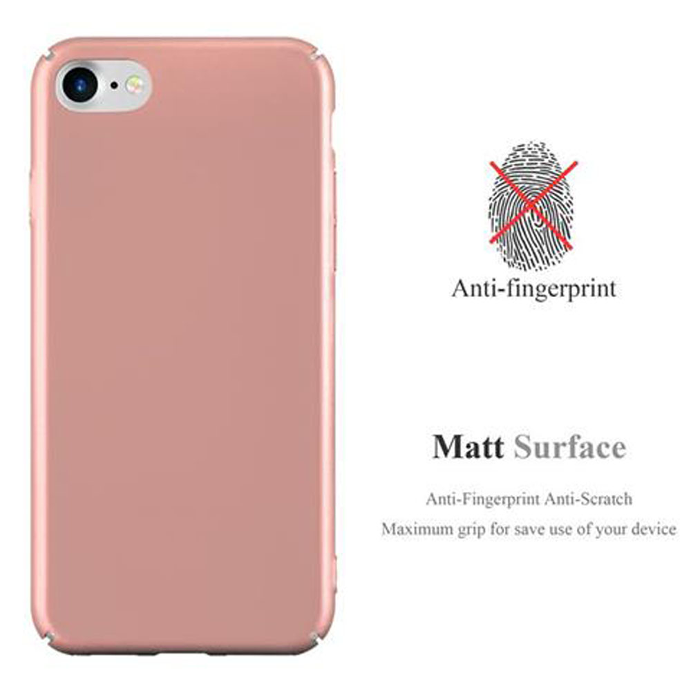 Custodia rosa. Testo anti-impronta e superficie opaca.