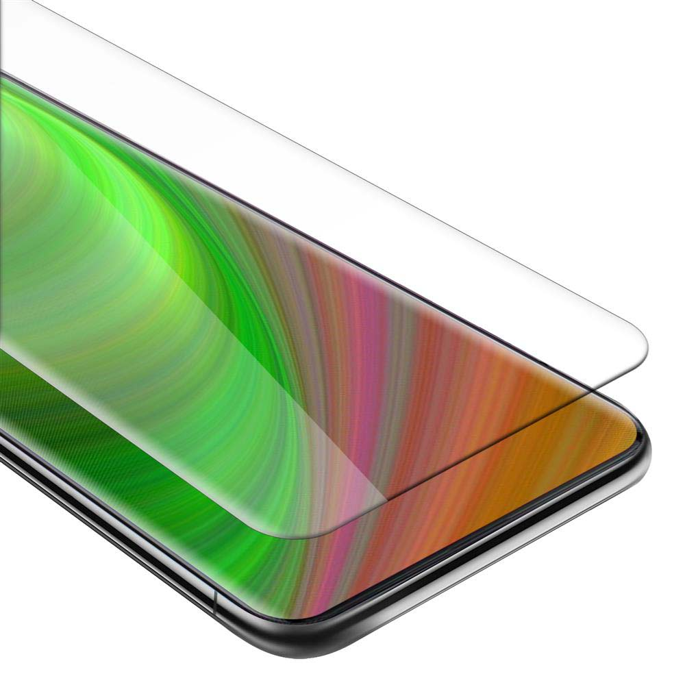 Proteggi schermo del telefono con display colorato, uno strato protettivo trasparente sopra.