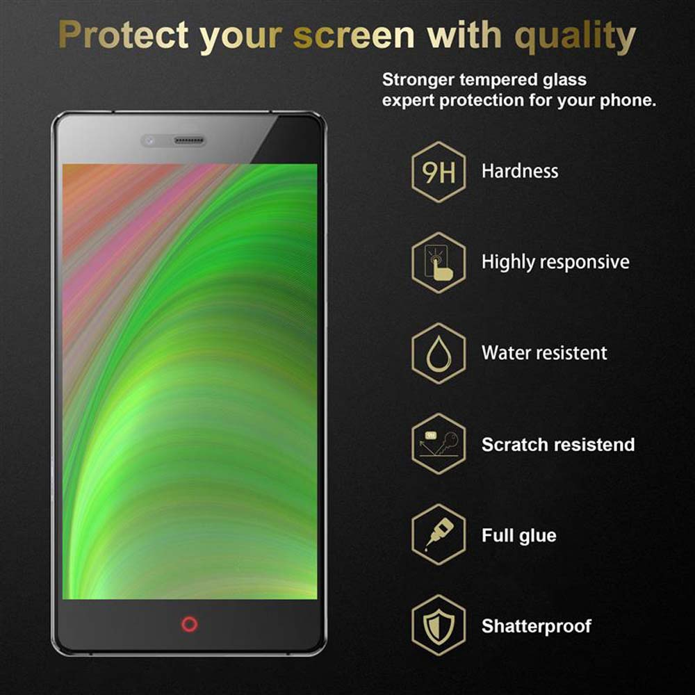 Pellicola In Vetro Temperato Cadorabo Per ZTE Nubia Z17 Mini, Trasparente, Durezza 9H, Compatibile Con 3D Touch, Facile Applicazione