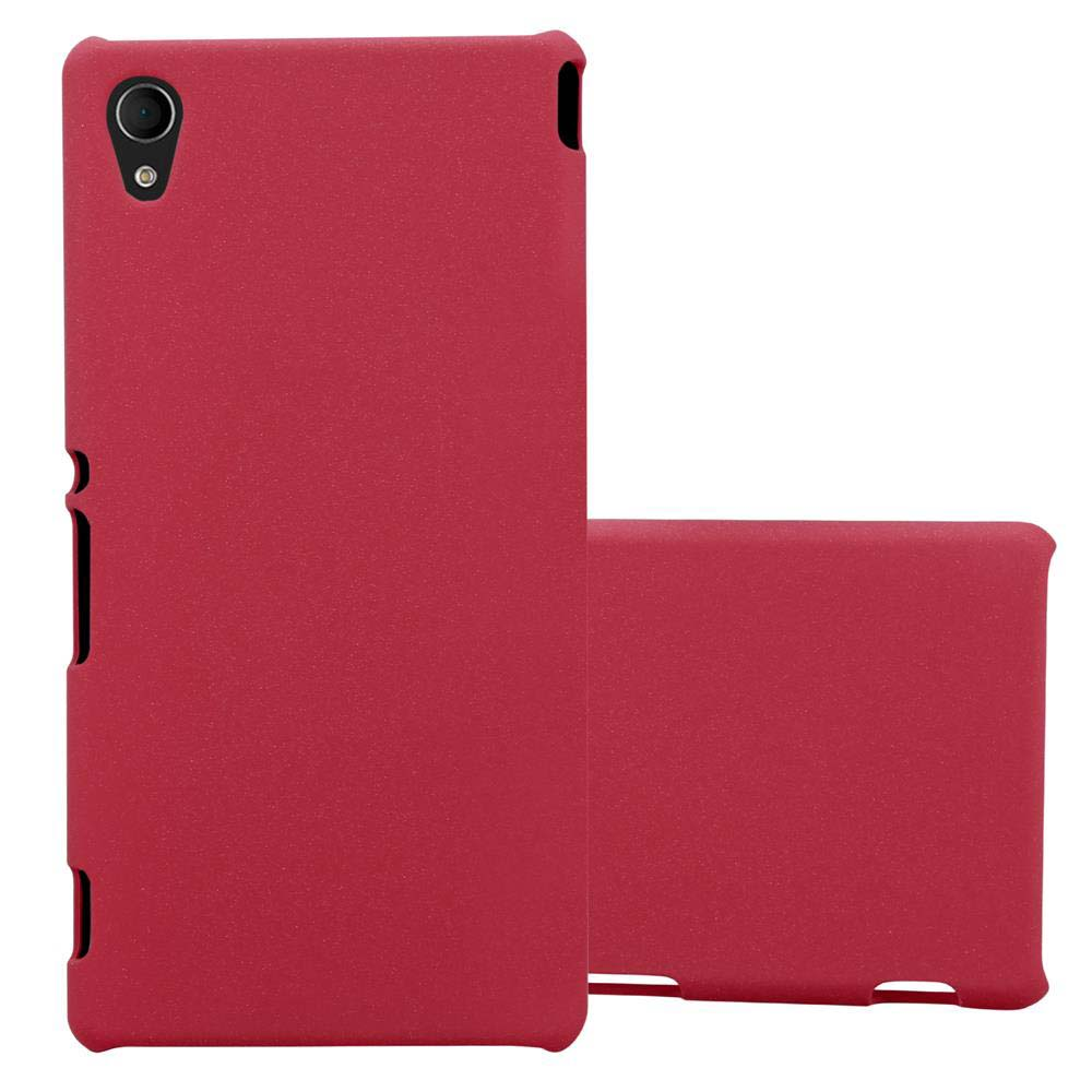 Funda roja con bordes redondeados.