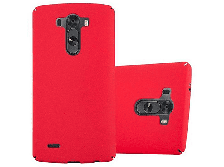 Cadorabo Custodia per LG G3 in WOODY NERO - Rigida Cover Protettiva