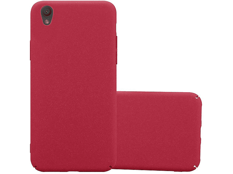 Cadorabo Custodia per Sony Xperia XA1 PLUS in FROST ROSSO - Morbida Cover Protettiva Sottile di Silicone TPU con Bordo Protezione - Ultra Slim Case Antiurto Gel Back Bumper Guscio