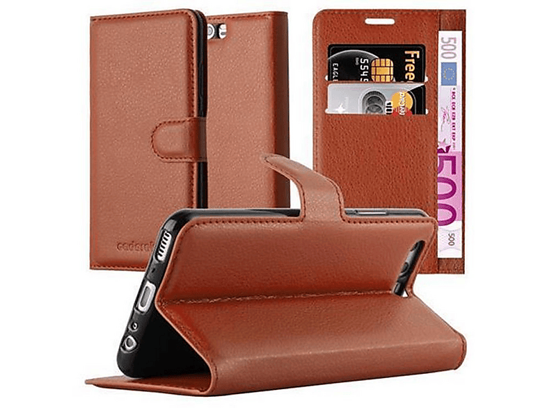 Cadorabo Custodia Libro Portafoglio Per Huawei P Smart Pro - BRUNO CAFÉ - Con Vani Carte, Chiusura Magnetica E Supporto - 3