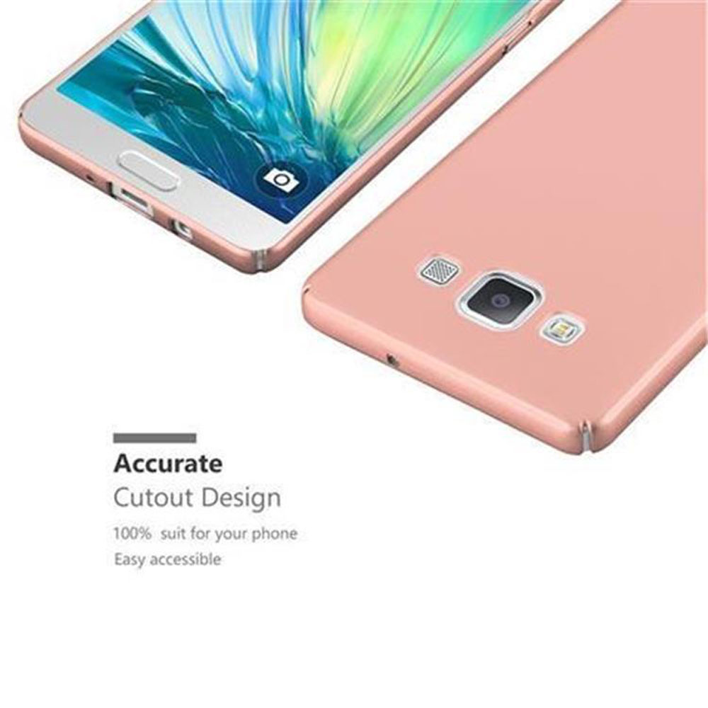 Funda rosa para teléfono con recortes precisos. El diseño es preciso, adecuado para el teléfono.