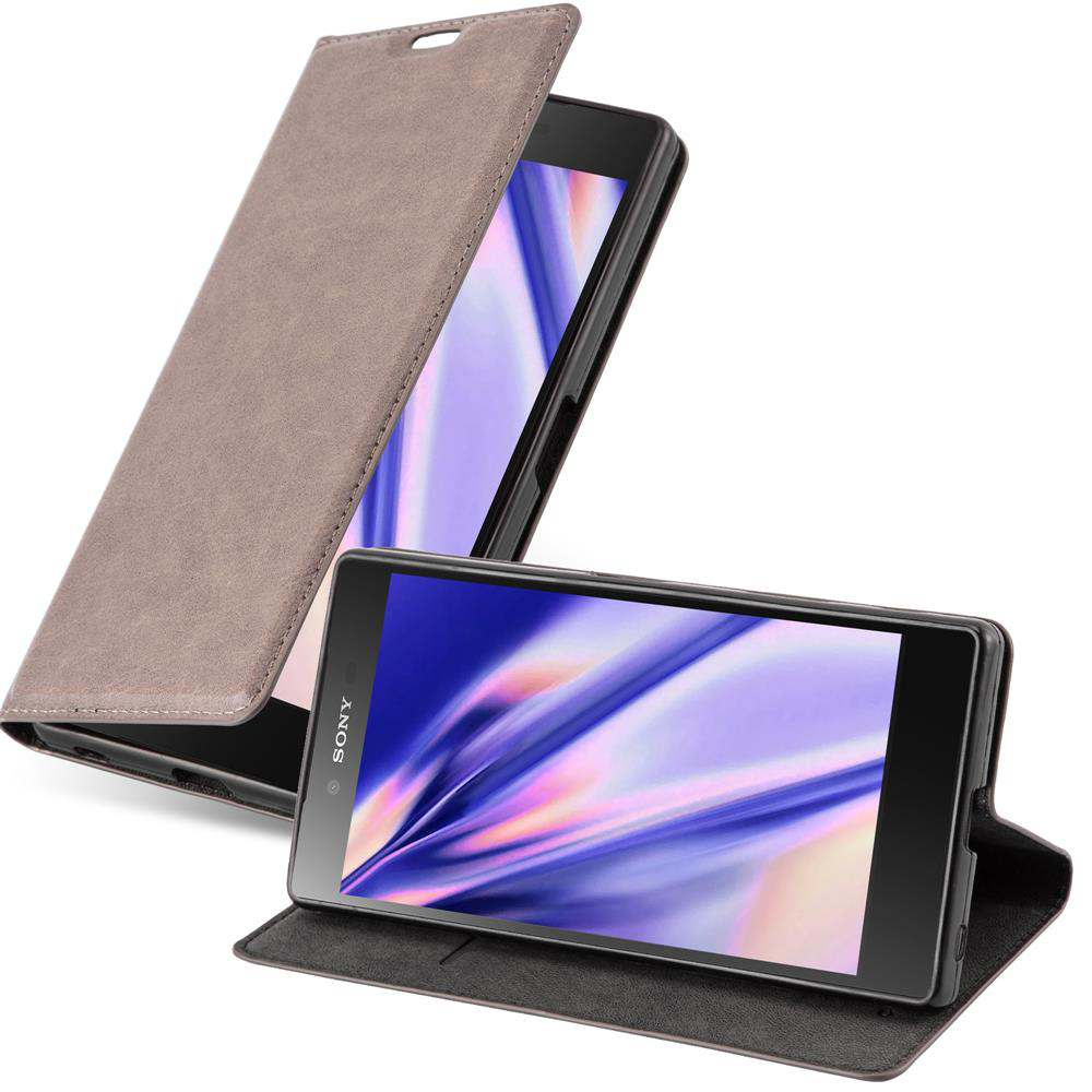 Dos teléfonos en fundas. Uno abierto, el otro cerrado. El fondo es blanco.