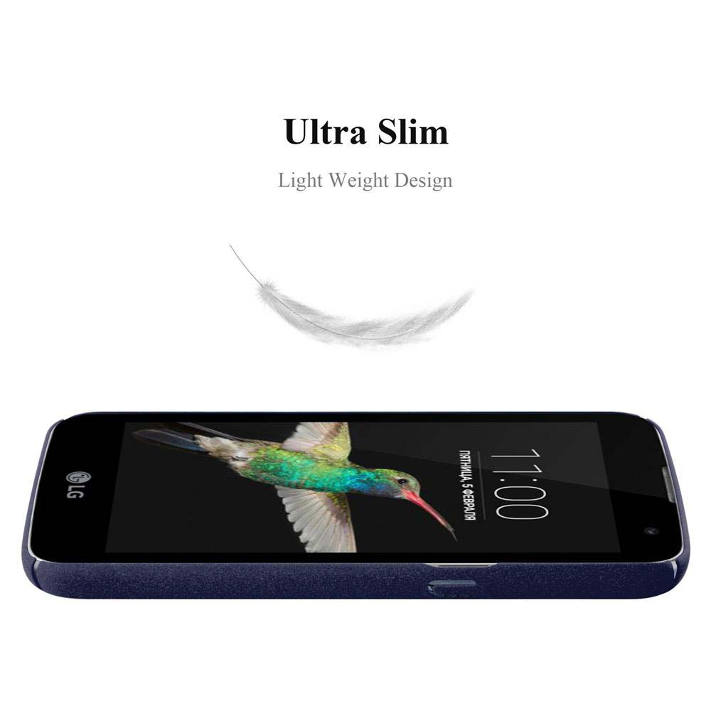 Schwarzes Telefon mit einem kleinen Kolibri auf dem Bildschirm. Das Telefon befindet sich auf weißem Hintergrund.