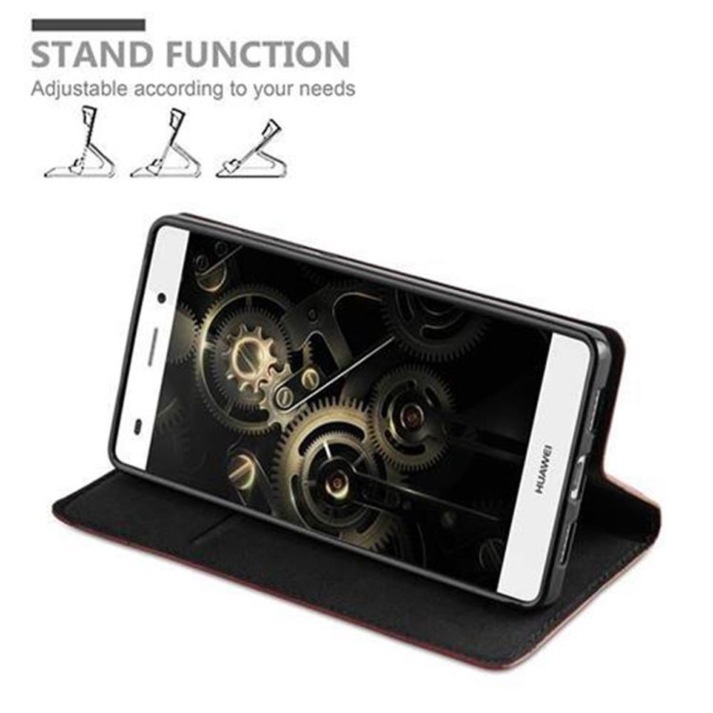 Un teléfono en una funda, apoyado para mostrar la pantalla. Texto: 'FUNCIÓN DE SOPORTE'.