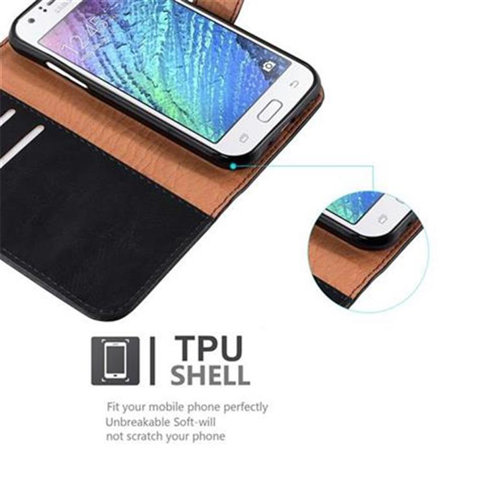 Telefono in custodia. Testo: TPU SHELL. Il telefono mostra le 12:45.