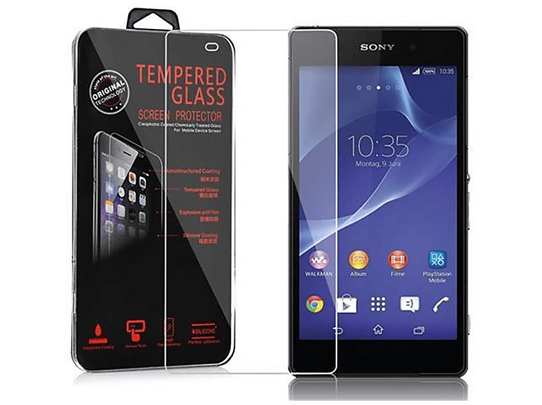 Cadorabo Pellicola Protettiva compatibile con Sony Xperia XZ Premium in