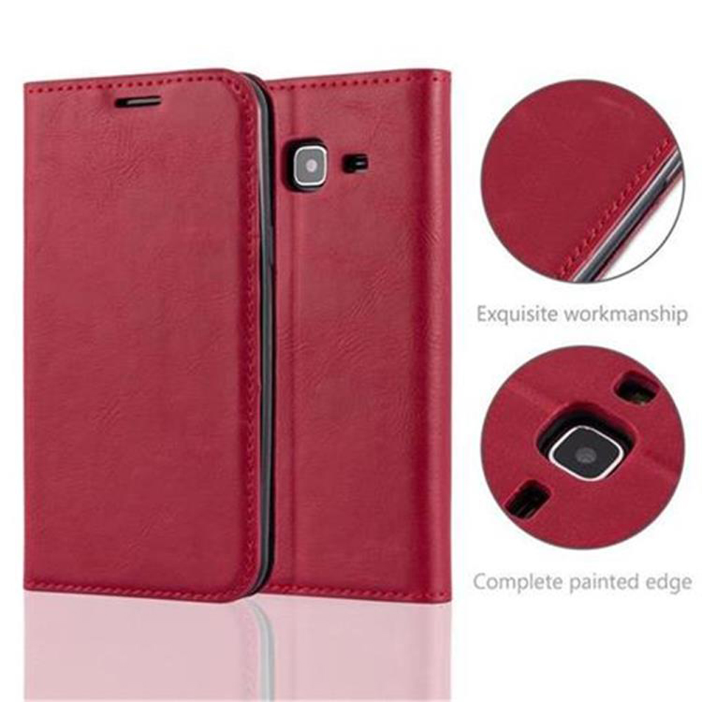 Funda roja con teléfono dentro. Incluye exquisita mano de obra.
