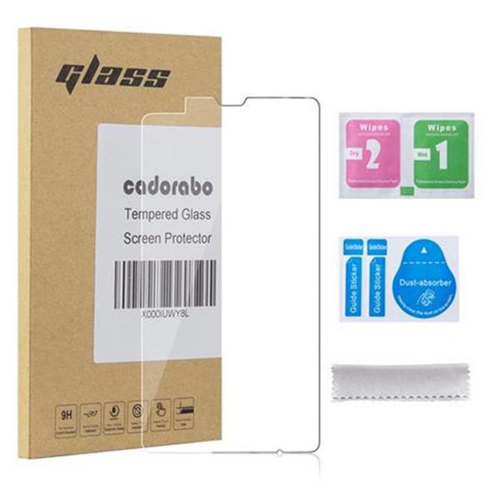 Cadorabo Tempered Glass Compatible with Sony Xperia M in HIGH Transparency - Screen Protection 3D Touch Compatible with 9H Hardness - Bulletproof Display Saver