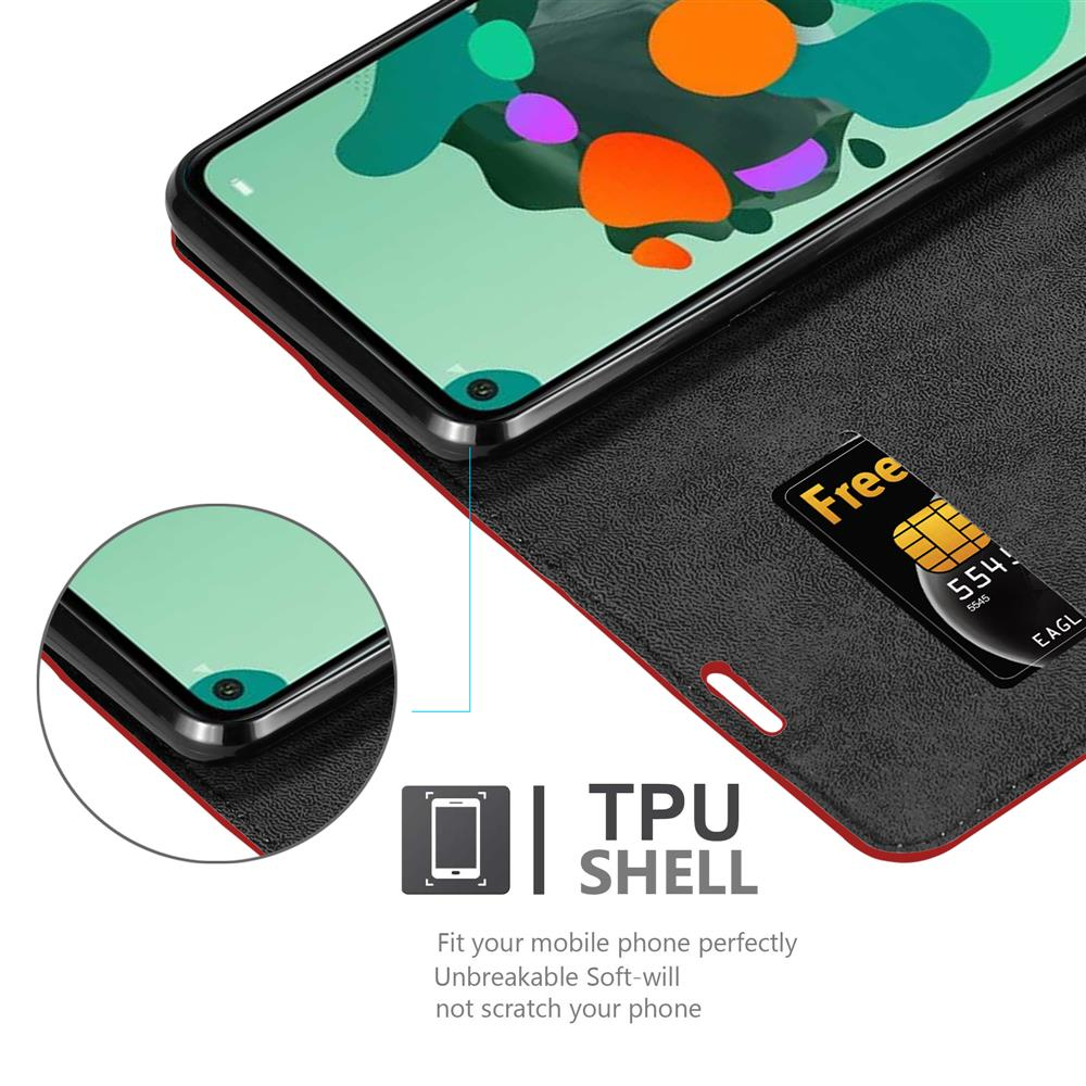 Handyhülle mit Karte und dem Text 'TPU Shell', zeigt auch das Telefon im Inneren.