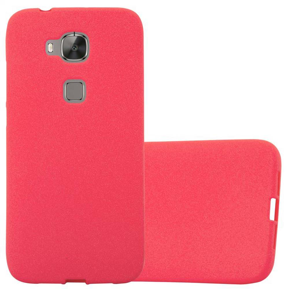 Dos fundas rosas para teléfono, una vertical con cámara, la otra plana.