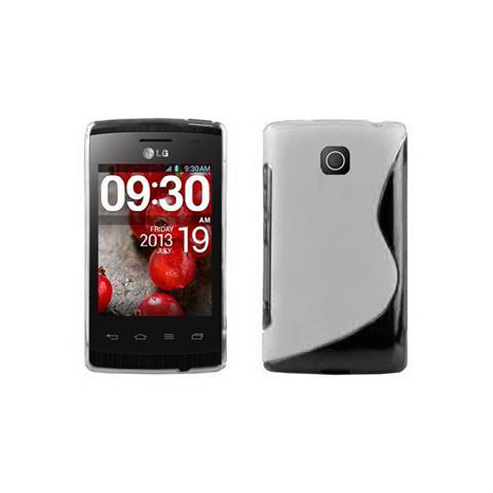 Due smartphone, uno nero e l'altro bianco, affiancati su una superficie bianca.
