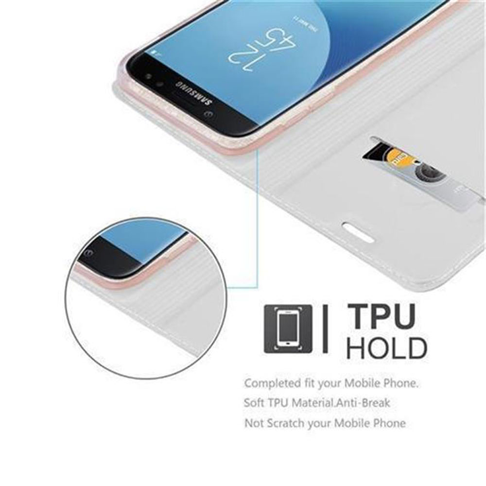 Handyhülle mit Telefon darin, zeigt die TPU HOLD-Funktion. Text lautet: „Passend für Ihr Mobiltelefon“.
