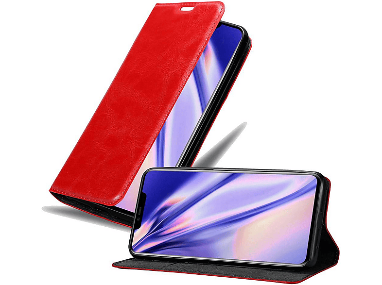 Funda | CADORABO Funda magnética invisible, Compatible con Huawei MATE 30 LITE, MARRÓN CAFÉ