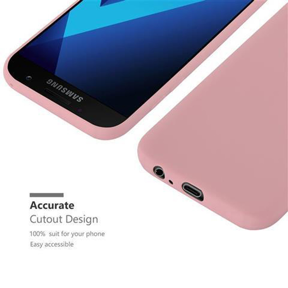 Ein Telefon und eine Handyhülle. Text: 'Accurate Cutout Design' und '100% suit for your phone'.