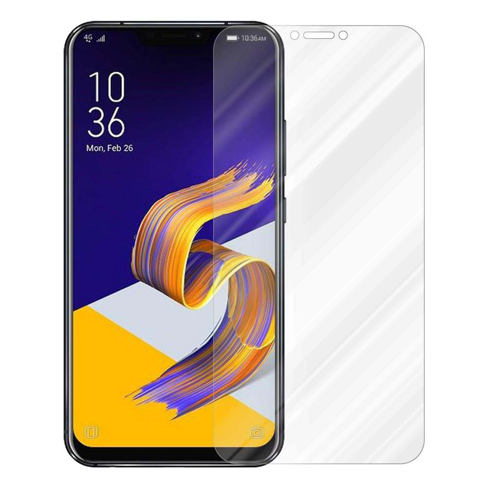Telefono con protezione schermo applicata. Lo schermo mostra un design colorato e l'ora 10:36.