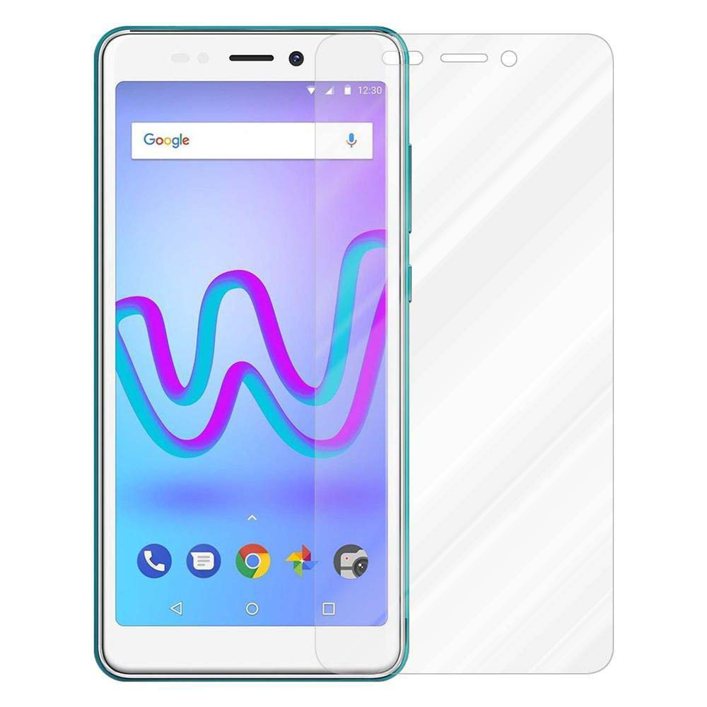 Un telefono su una superficie bianca con una protezione per lo schermo. Il telefono ha il logo Google.