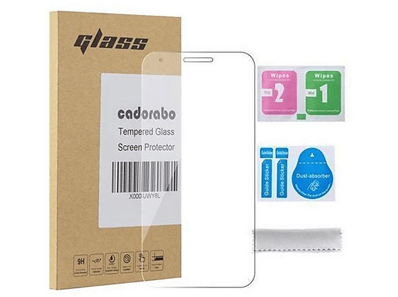 Cadorabo Vetro Temperato 9H Per Alcatel PIXI 3 (4.5 Pollici) - Pellicola Protettiva Trasparente Con Anti-Graffio